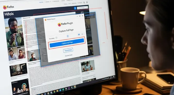 Firefox plugin: hosszú weboldalak teljes screenshotja