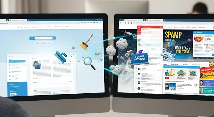 Web spam eltávolítása: profi szakértők és programozók segítsége