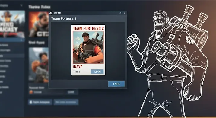 Steam kártyacsere euróra: prémium tagság Team Fortress 2-ben
