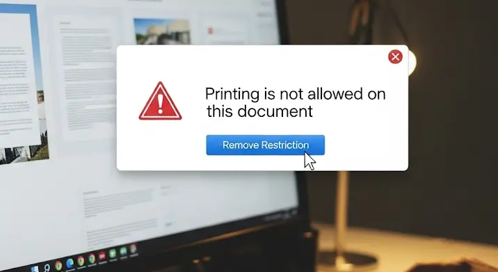 PDF nyomtatás tiltás: hogyan oldd fel a korlátozást?