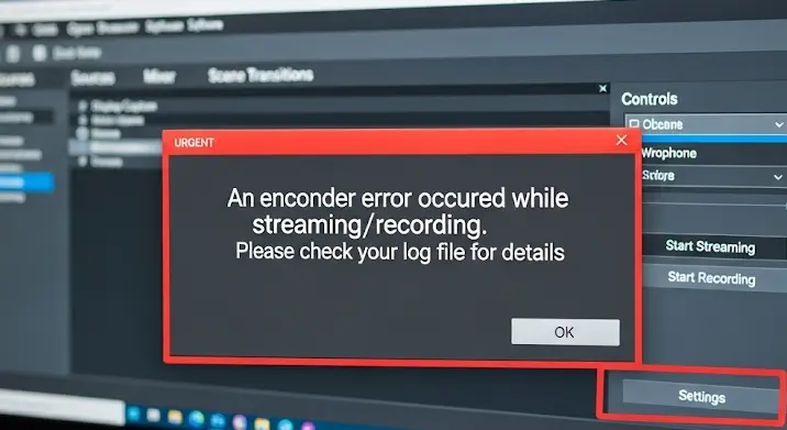 Open Broadcaster működési problémák: miért csinálja ezt?