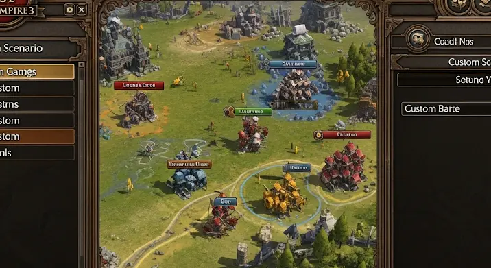 Age of Empires 3: letöltött pályák és térképek betöltése és megnyitása
