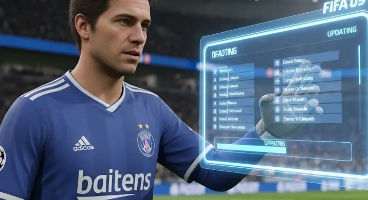 FIFA 09: keret frissítése a játékban