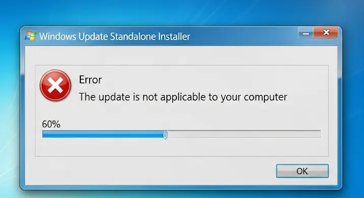 Windows 7 frissítési hiba: megállt a folyamat, mit tegyünk?
