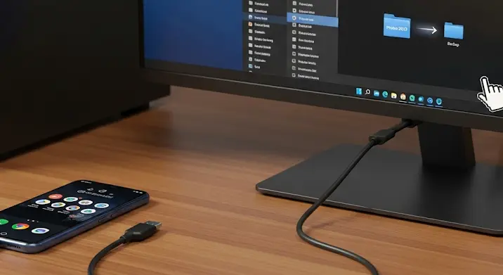 Android telefon: SD kártyán lévő fájlok letöltése PC-re