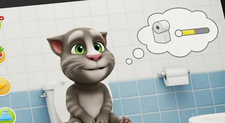 My Talking Tom: WC-zés és pisilés a játékban – útmutató