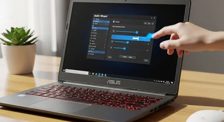 ASUS G551JM Audio Wizard: bekapcsolás és használat