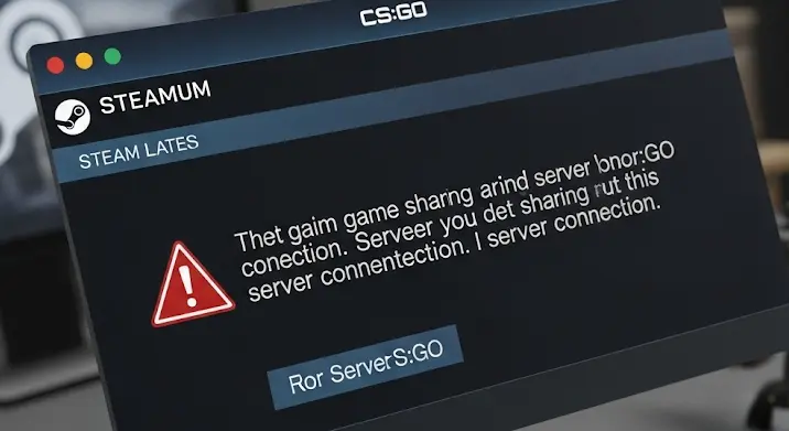 Steam játék megosztás hiba: CS:GO versengő és szerver csatlakozási problémák