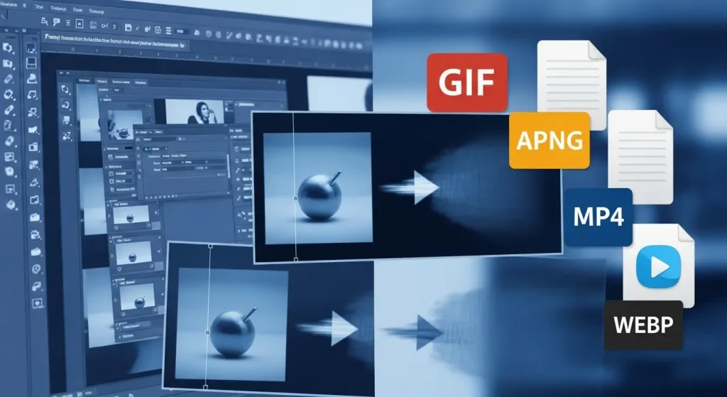 Photoshop animáció: melyik képfájl formátum tartja meg az animációt?