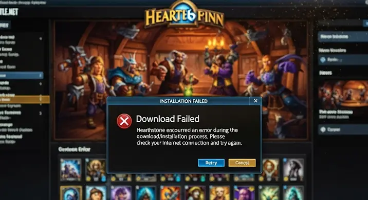 Hearthstone letöltési probléma: miért nem tudom telepíteni?