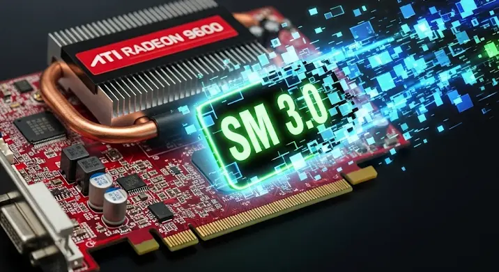 ATI Radeon 9600: Shader Model 3.0 támogatás driverrel?
