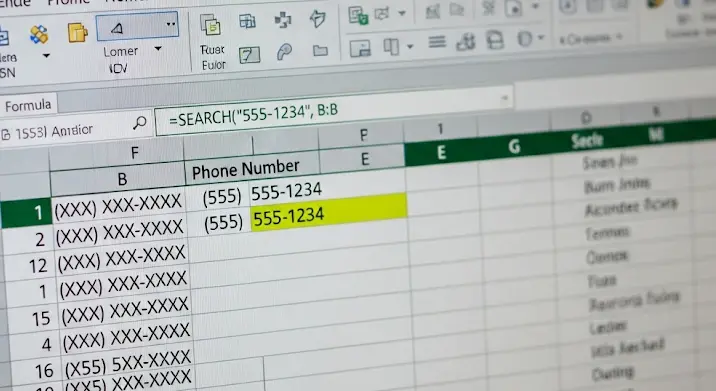 Telefonszám alapú keresés Microsoft Excelben: használható ötletek