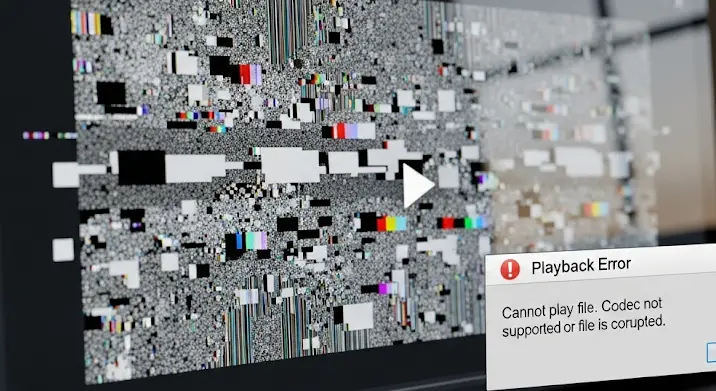 Tömörített AVI fájl hiba: videó bezárulása megtekintés közben
