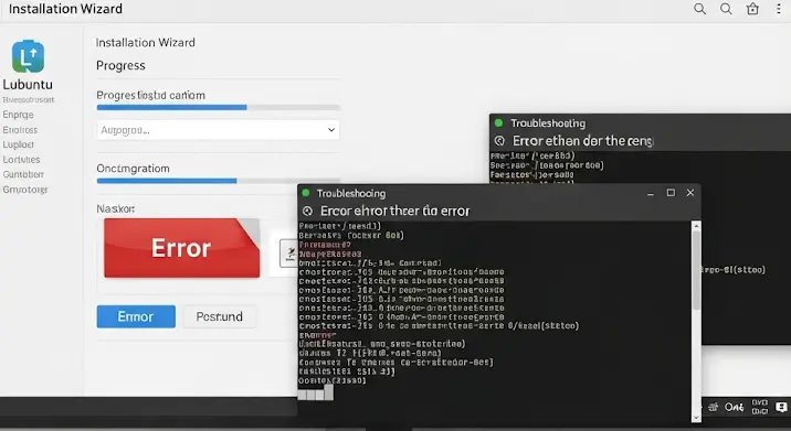 Lubuntu telepítési problémák: hibaelhárítás