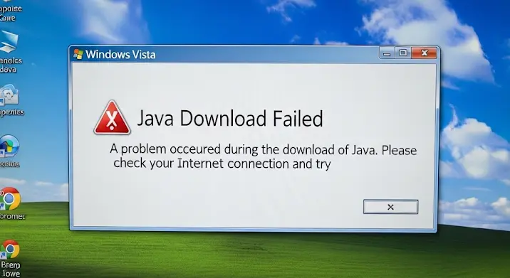 Java letöltési probléma Windows Vista-n: miért nem sikerül?