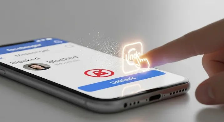 Messenger: kerültre tett chatpartner visszavonása