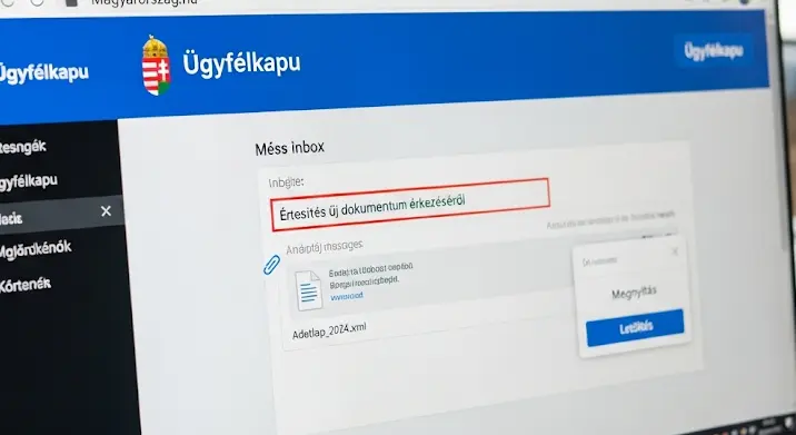 XML formátumú levél megnyitása Ügyfélkapun: hogyan tovább?