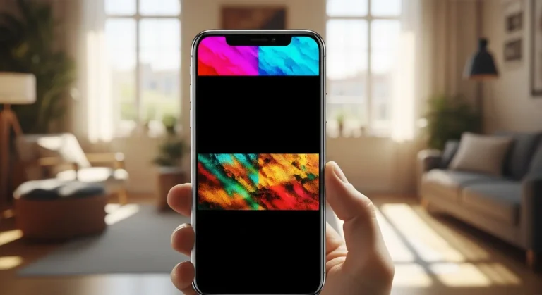 Képszerkesztő telefonra fekete sávval és szöveggel (Windows Phone)