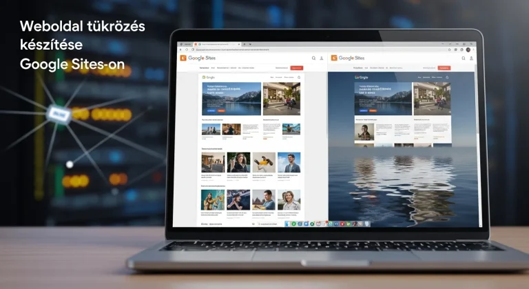 Weboldal tükrözés készítése Google Sites-on