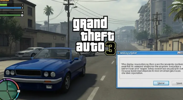 GTA 3 felbontás beállítási problémák: hibaelhárítás