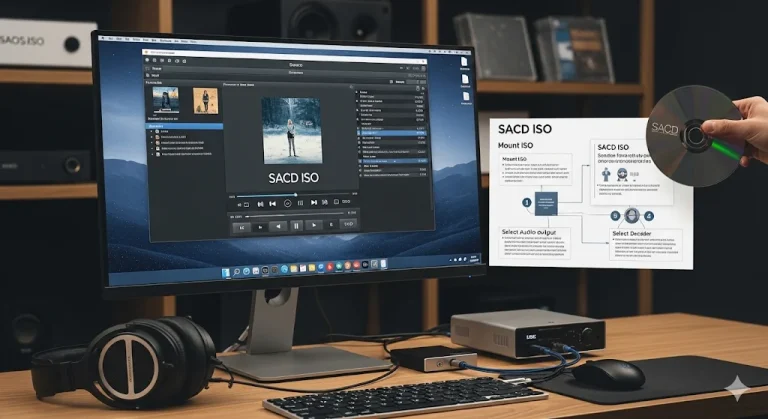 SACD ISO anyag lejátszása: útmutató és szoftverek