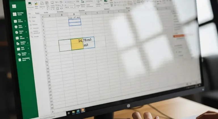 Excel cellák formázása köbméter (m3) megjelenítésére