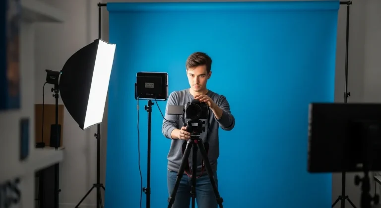 Kék hátteres videó készítése otthon: minimális eszközökkel