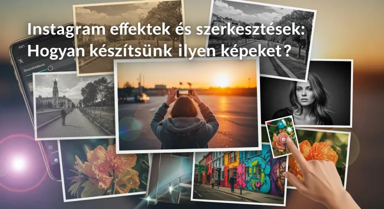 Instagram effektek és szerkesztések: Hogyan készítsünk ilyen képeket?