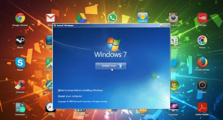 Windows 7 telepítése programokkal és beállításokkal együtt
