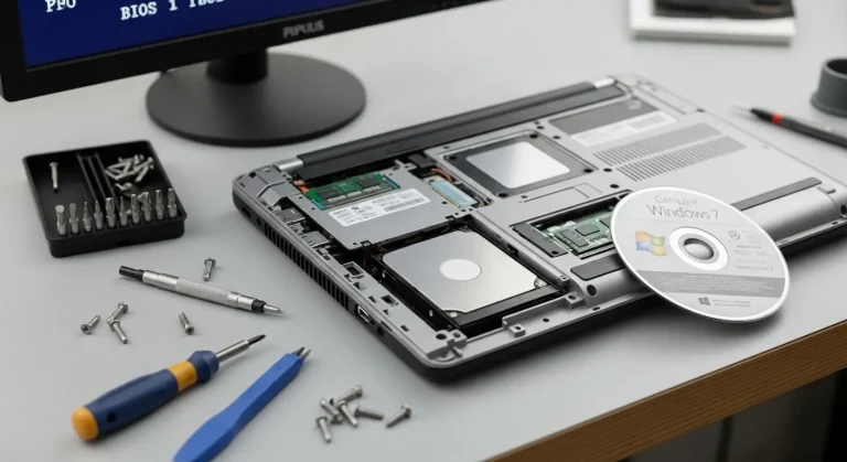 Windows 7 újratelepítés előtelepített laptopra: Részletes útmutató