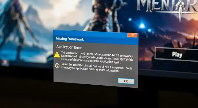 .NET keretrendszer hiány hiba: miért nem indul a játék?