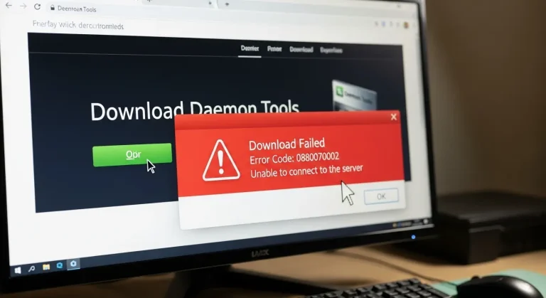 Daemon Tools letöltési probléma: Miért nem töltődik le?