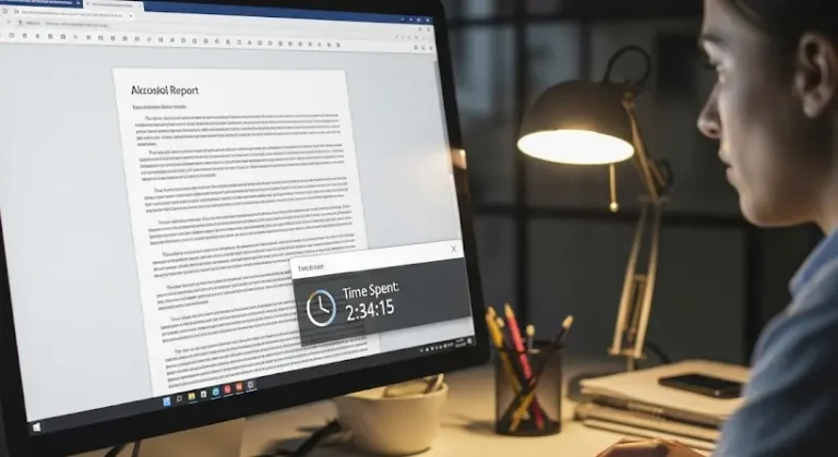 Munkaidő megtekintése Microsoft Office Wordben