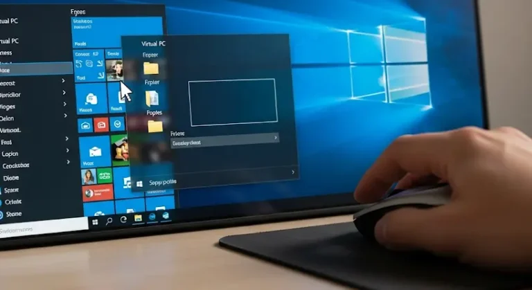 Microsoft Virtual PC indítási probléma: Üres mappa a Start menüben