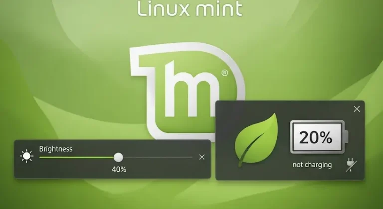 Laptop fényerő beállítása Linux Mint 17.1 XFCE-ben táp nélkül