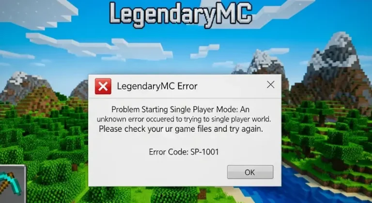 LegendaryMC: egyjátékos mód indítási problémák