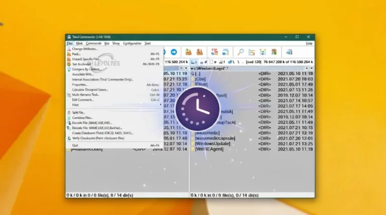 Lassú Total Commander Windows 8 alatt: okok és gyorsítás