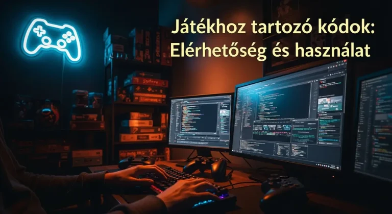 Játékhoz tartozó kódok: Elérhetőség és használat