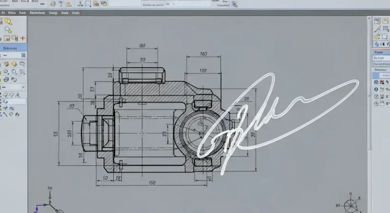 Digitális aláírás beillesztése AutoCAD 2012-be háttér nélkül