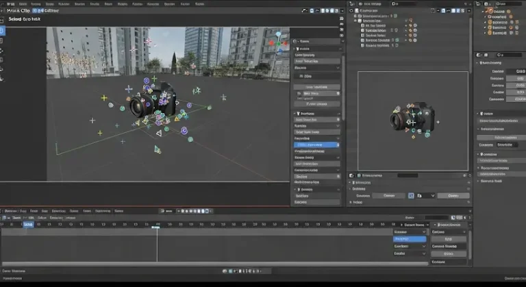 Motion tracking Blenderben: kamera beállítása
