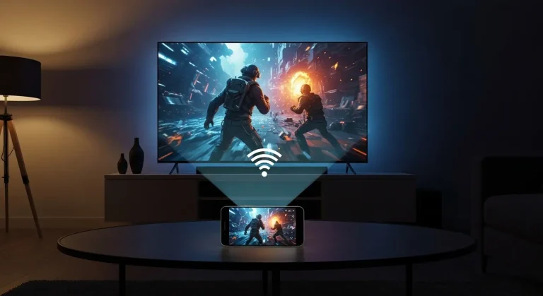 Játék kivetítése Smart TV-re Androidról Wi-Fi-n keresztül