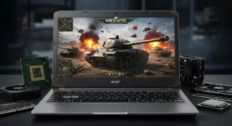 World of Tanks futtatása Acer Aspire 5715z laptopon: Gépigény elemzés
