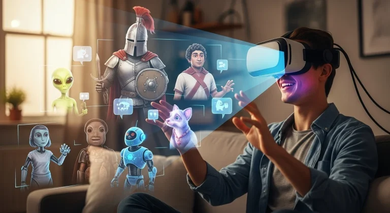 Interaktív virtuális programok: kommunikáció kitalált karakterekkel