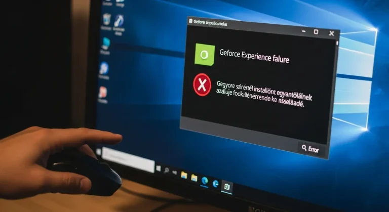 Geforce Experience telepítési hiba: Megoldások és tippek