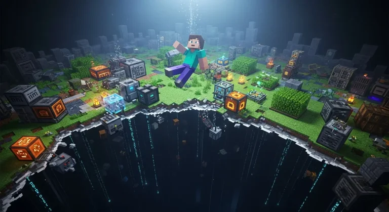 Zuhanás a térképen Minecraft Tekkit szerveren: Okok és megoldások