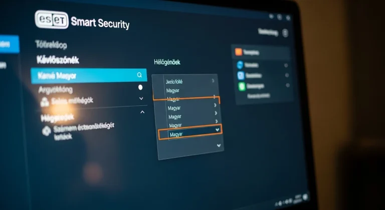 ESET Smart Security magyarra állítása: nyelvi beállítások