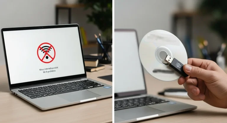 Laptop WiFi probléma újratelepítés után: mi a teendő?