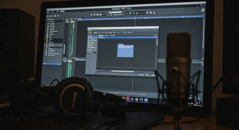 Vegas Pro 13.0: üres Sound Event FX mappa