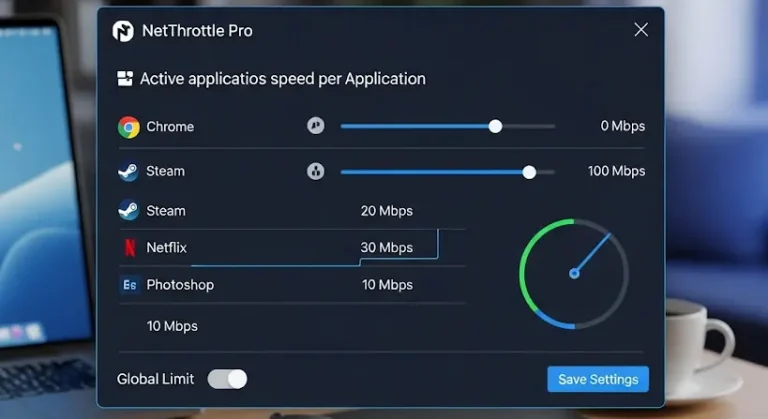 Internet sebesség korlátozása programonként: szoftveres megoldások