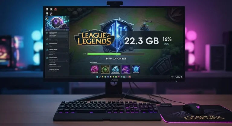 League of Legends (LOL) telepítési mérete: Hány GB a játék?